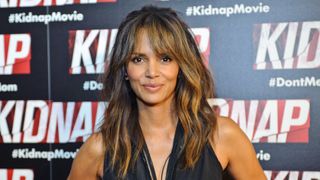 medium haircut with bangs - Halle Berry