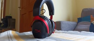 Black HyperX Cloud III Wireless headset