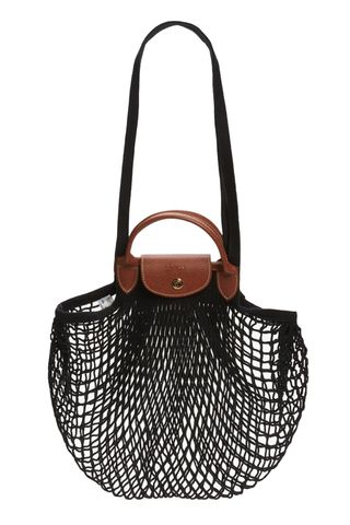 Le Pliage Filet Knit Shoulder Bag