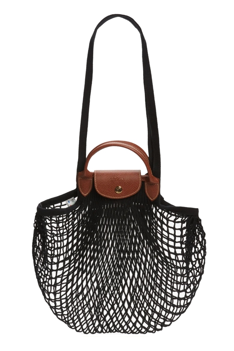 Le Pliage Filet Knit Shoulder Bag