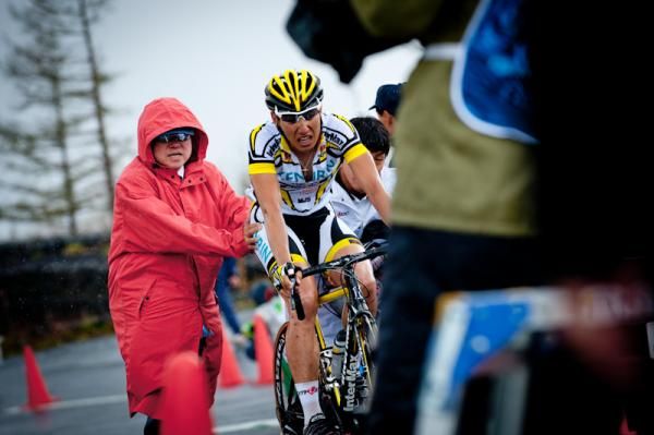 Fourth stage was held on very tough course in the highest mountain, Mt. Fuji