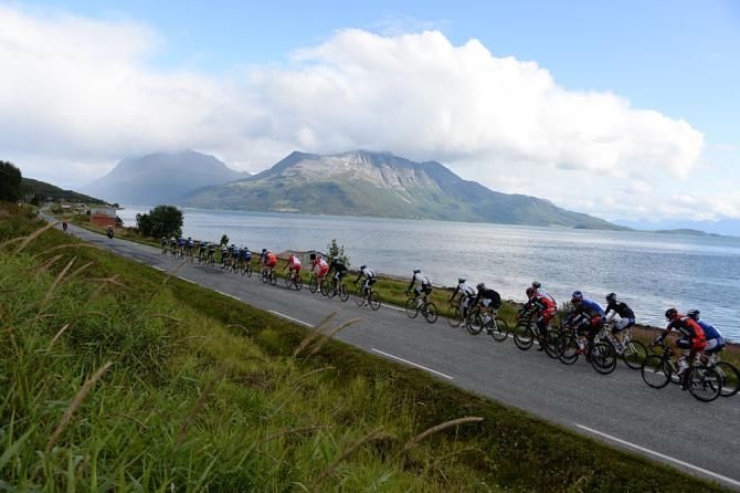 The peloton in Norway