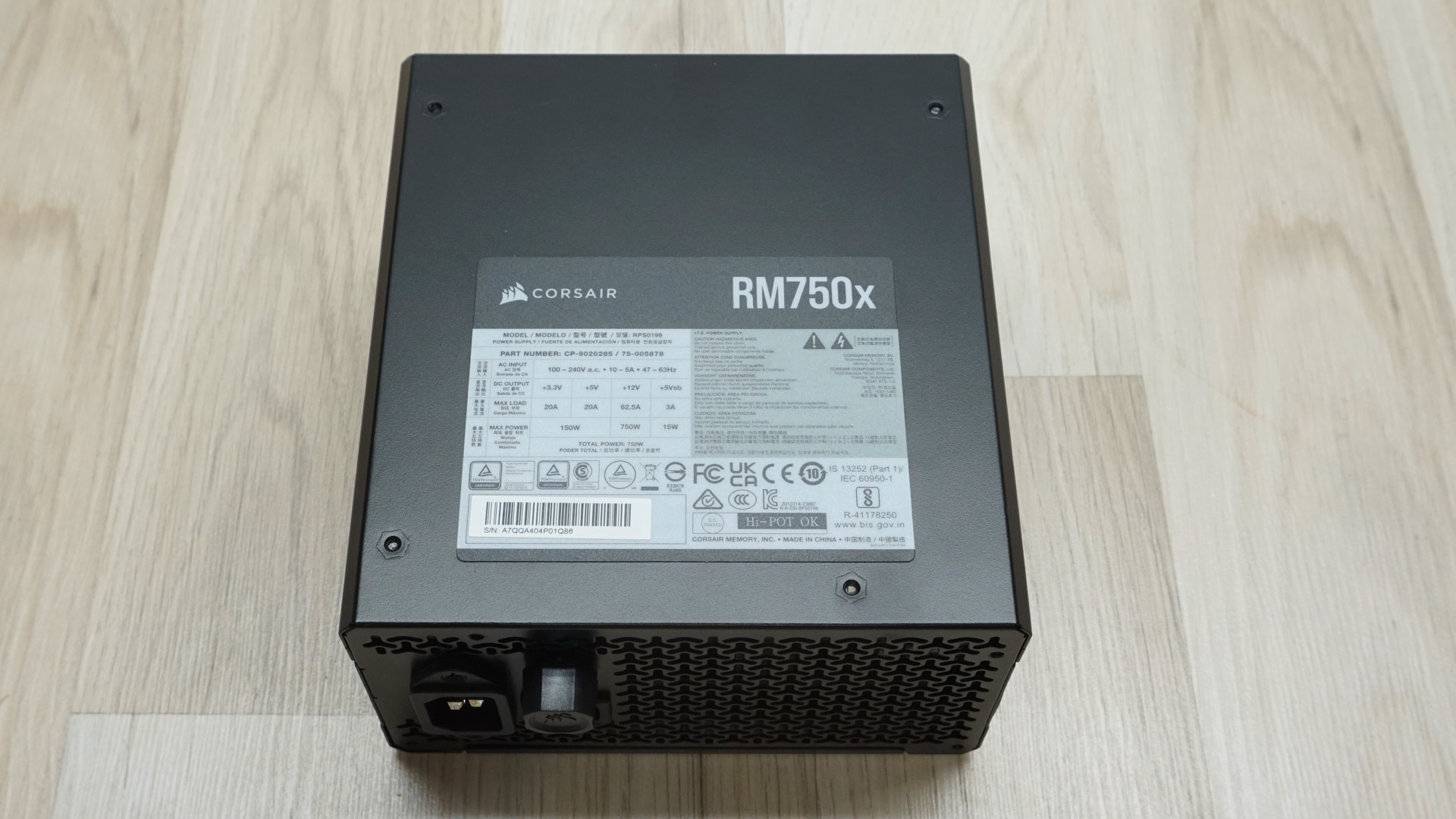 Corsair RM750x (2024) PSU