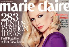 Mad Men Star January Jones for Marie Claire May 2011