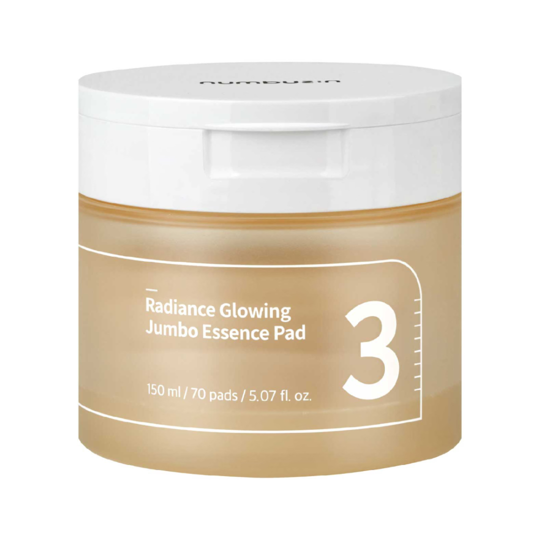 Numbuzin No.3 Radiance Glowing Jumbo Essence Pad