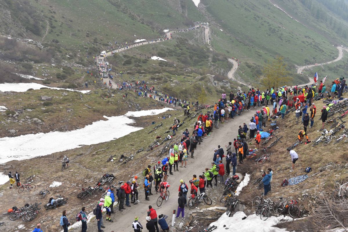 The view of the Colle delle Finestre