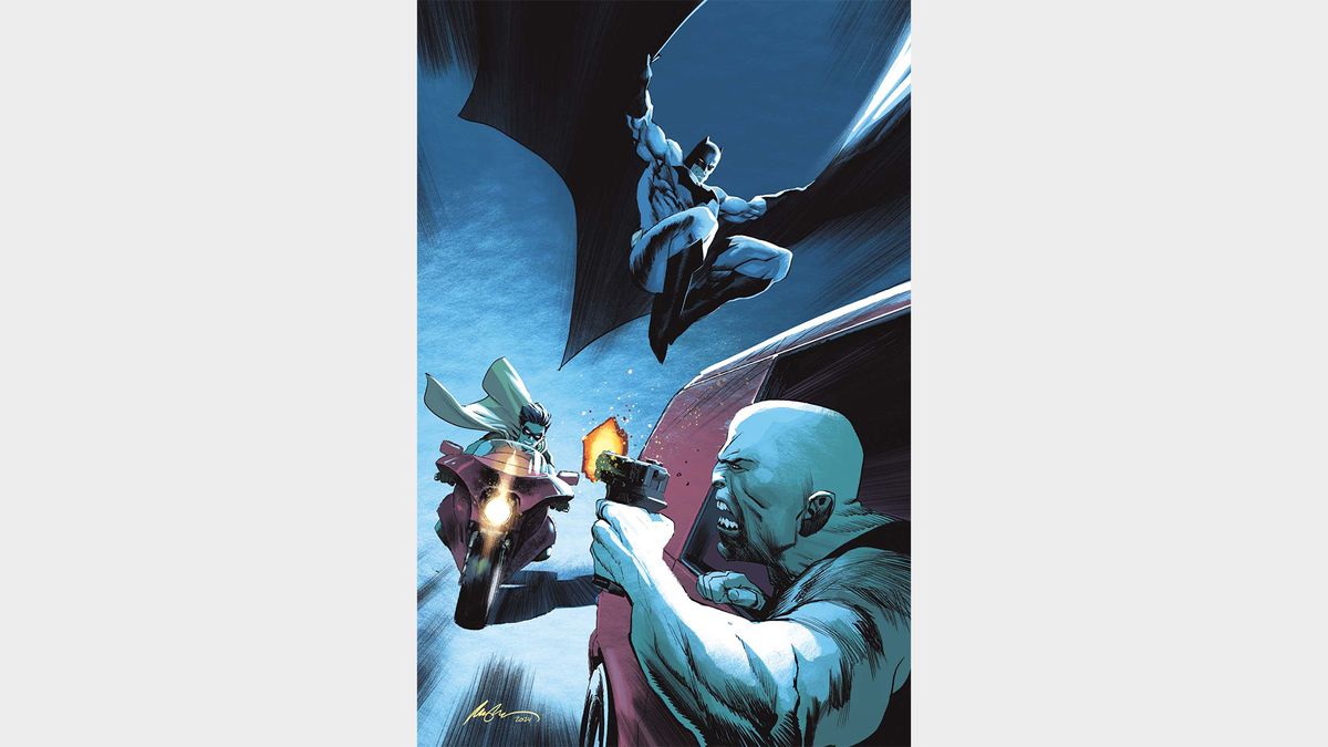 Rafael Albuquerque's variant cover for Robin &amp; Batman: Jason Todd #1.