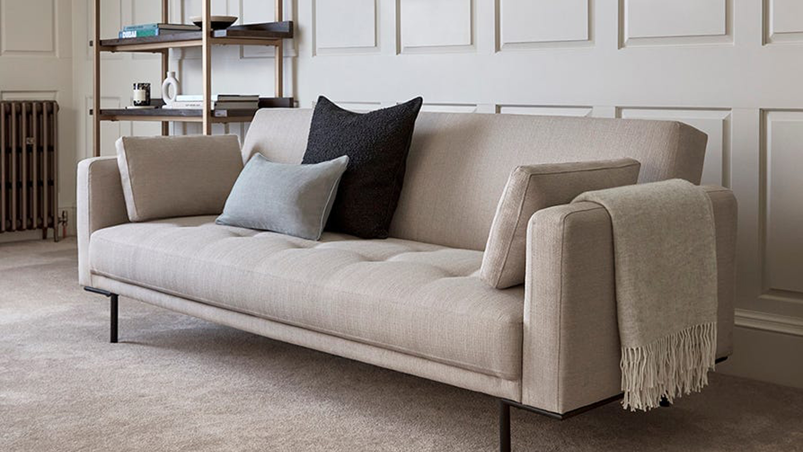 DUSK Hudson sofa bed in a white room