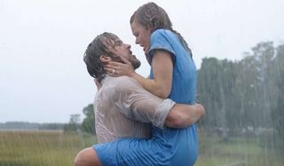 The Notebook Ryan Gosling and Rachel McAdams kiss in the rain