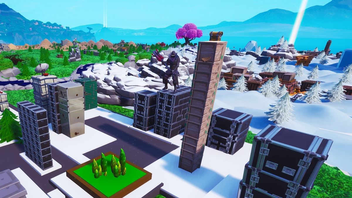 Play Fortnite In Fortnite With Compact Combat A Miniature Version Of Season 7 S Map Gamesradar