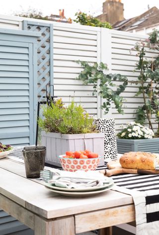 Maxine Brady transformed her small garden into a Moroccan-inspired haven