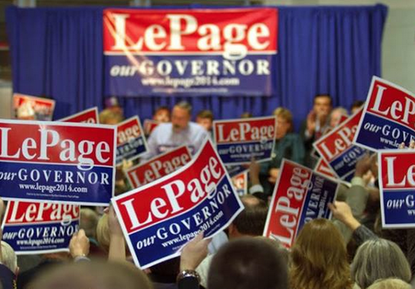 Gov. Paul LePage says critic needs to be on 'suicide watch' during his midterm victory