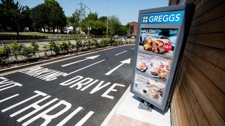 Greggs drive thru