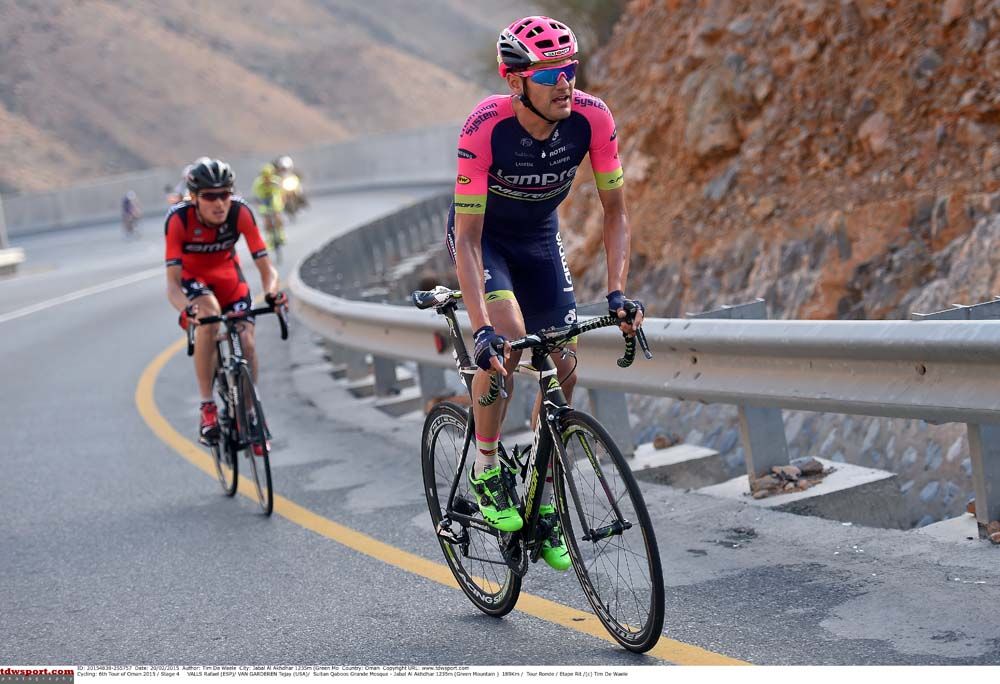 Rafael Valls (Lampre-Merida) distances Tejay van Garderen (BMC)