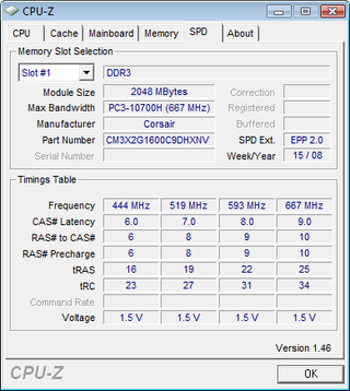 A bad EPP 2.0 reading for 1.80 V RAM, taken from an XMP-specific motherboard.