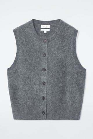 Pure Brushed-Cashmere Waistcoat