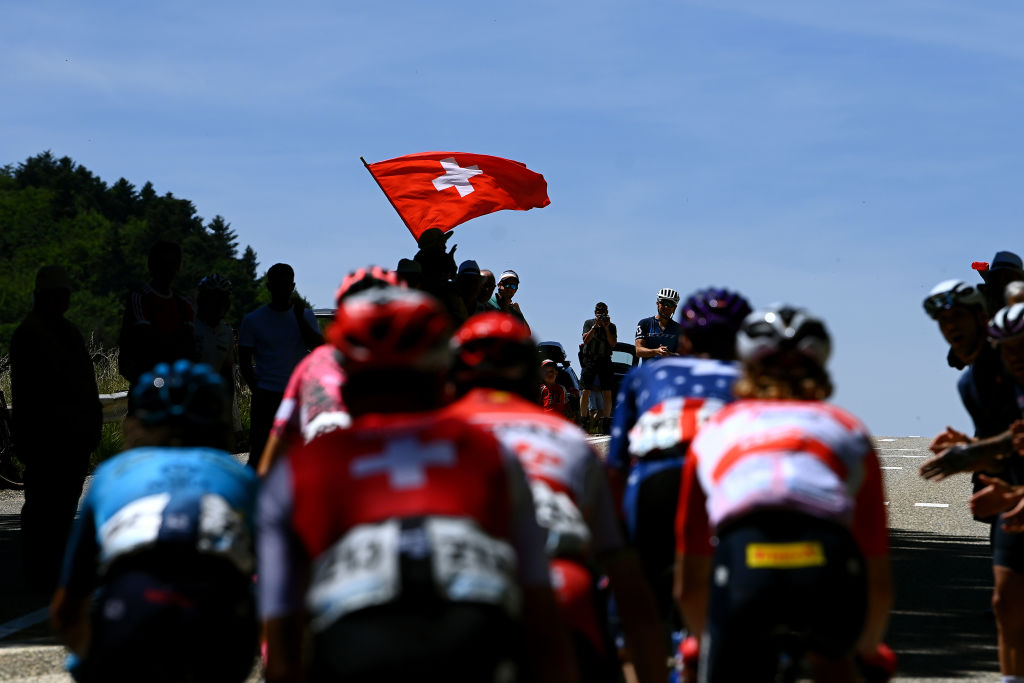 The flags were out at the 2022 Tour de Suisse