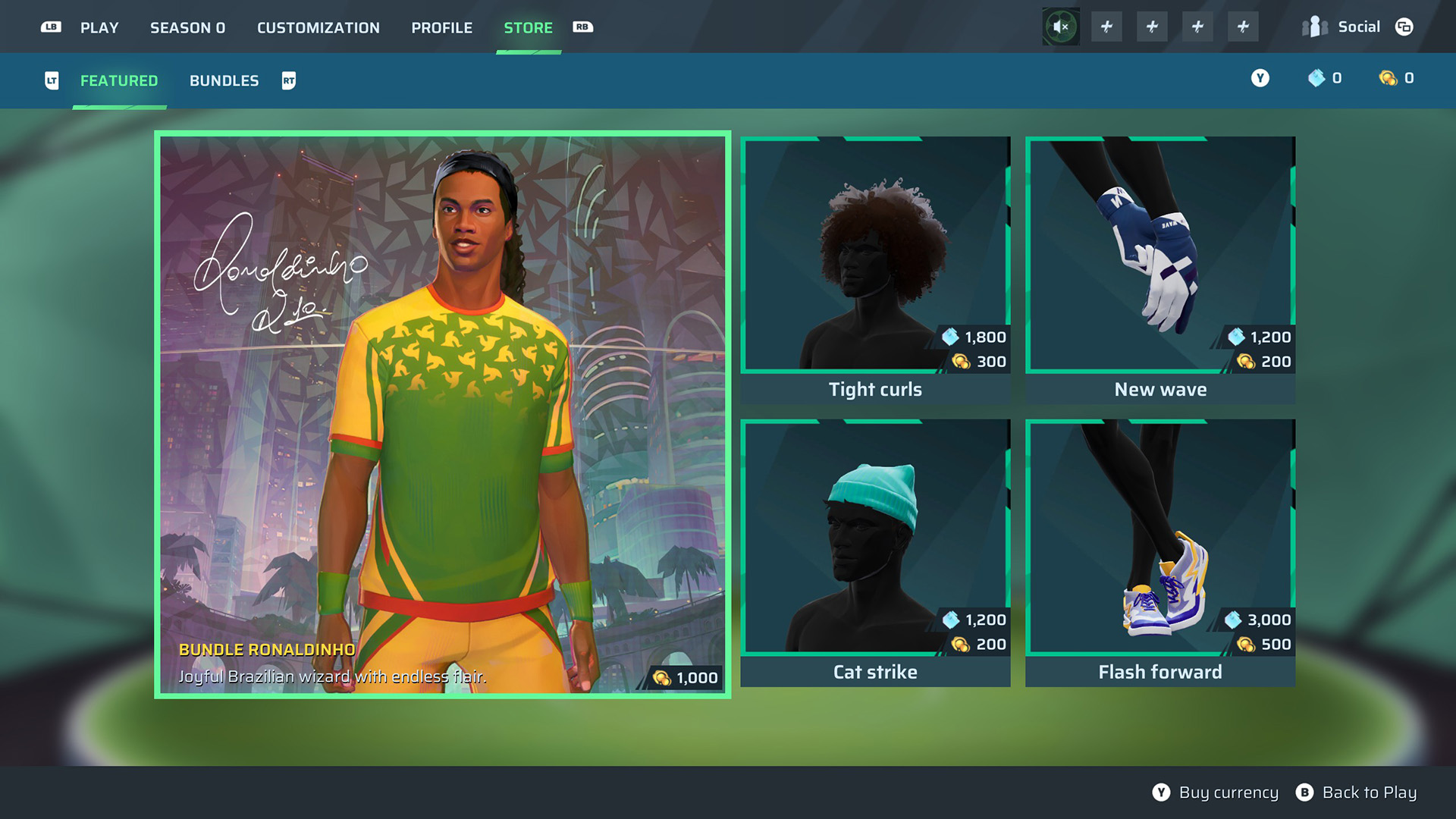 PC screenshot of REMATCH, a soccer game