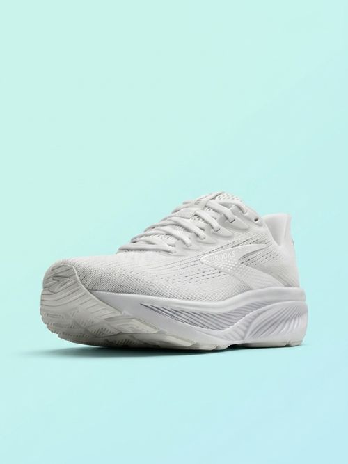 Brooks Women&rsquo;s Ghost 17 Neutral Running Shoe - White/White/Grey