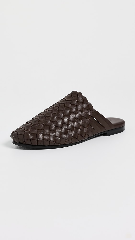 Bunto Woven Slides - Chocolate