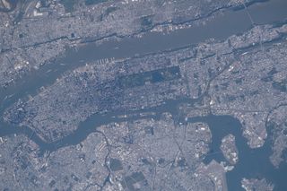 NASA astronaut Ricky Arnold took this photo of New York City from the International Space Station on June 19, 2018.