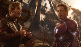 Star-Lord and Iron Man in Infinity War
