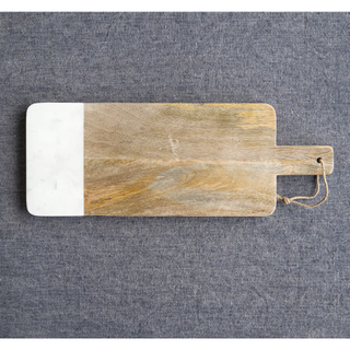 Marble edge serving board