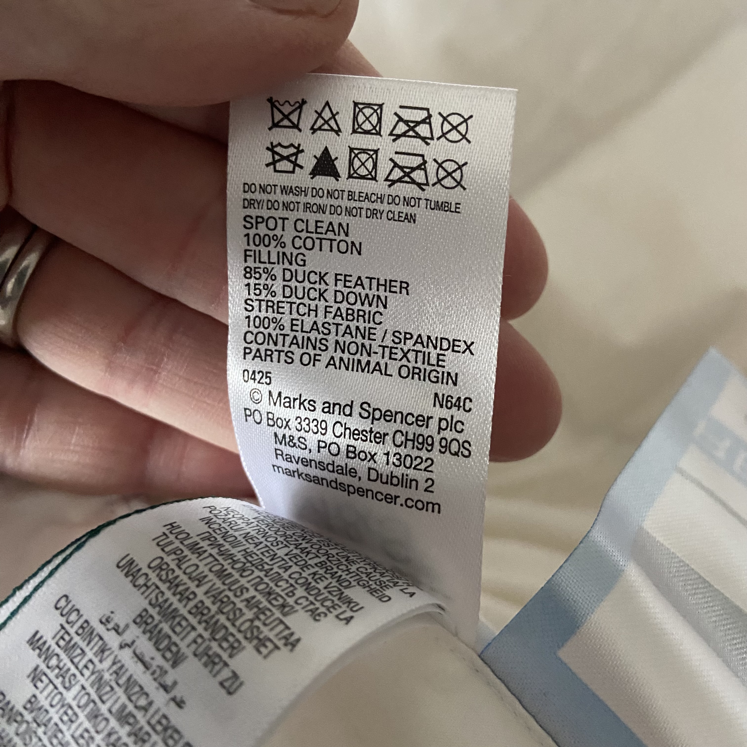 M&amp;amp;S Duck Feather &amp;amp; Down Mattress Topper review