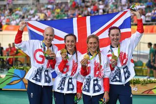 Great Britain won gold in the women's team pursuit