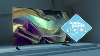 Sony Bravia X85L product image with Prime Day deal badge overlaid
