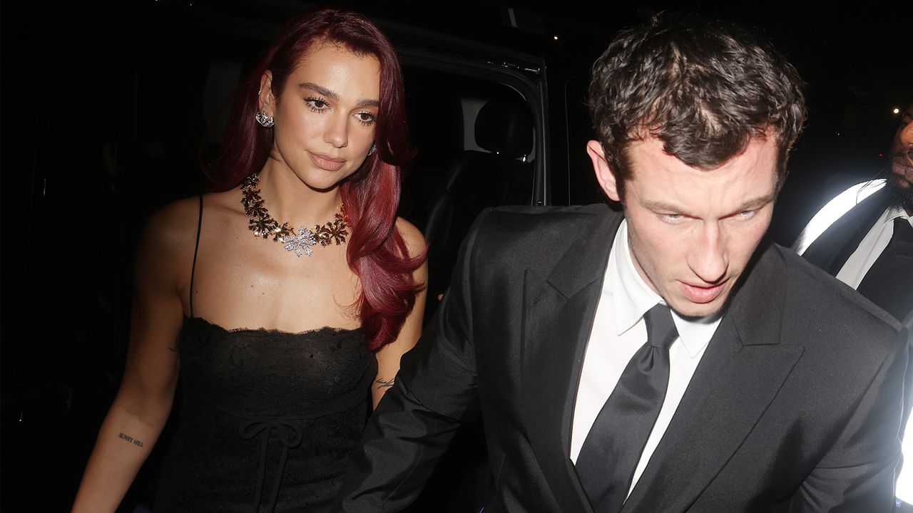 Dua Lipa and Callum Turner at BAFTAs Afterparty