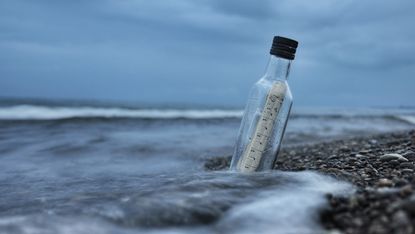 A message in a bottle