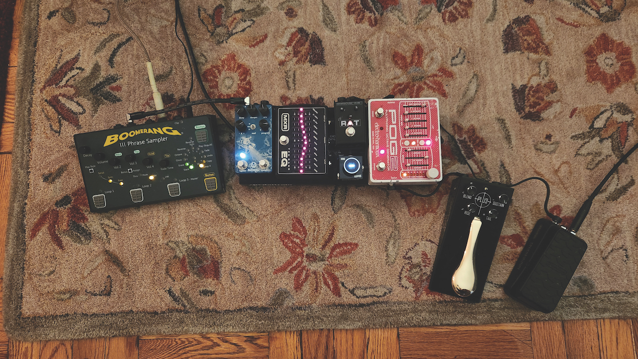 Max Light's pedalboard