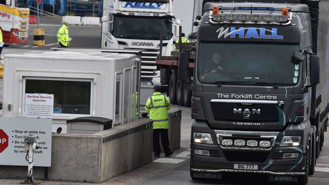 Arrival of goods, Northern Ireland