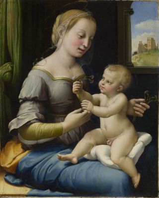 Raphael's The Madonna of the Pinks