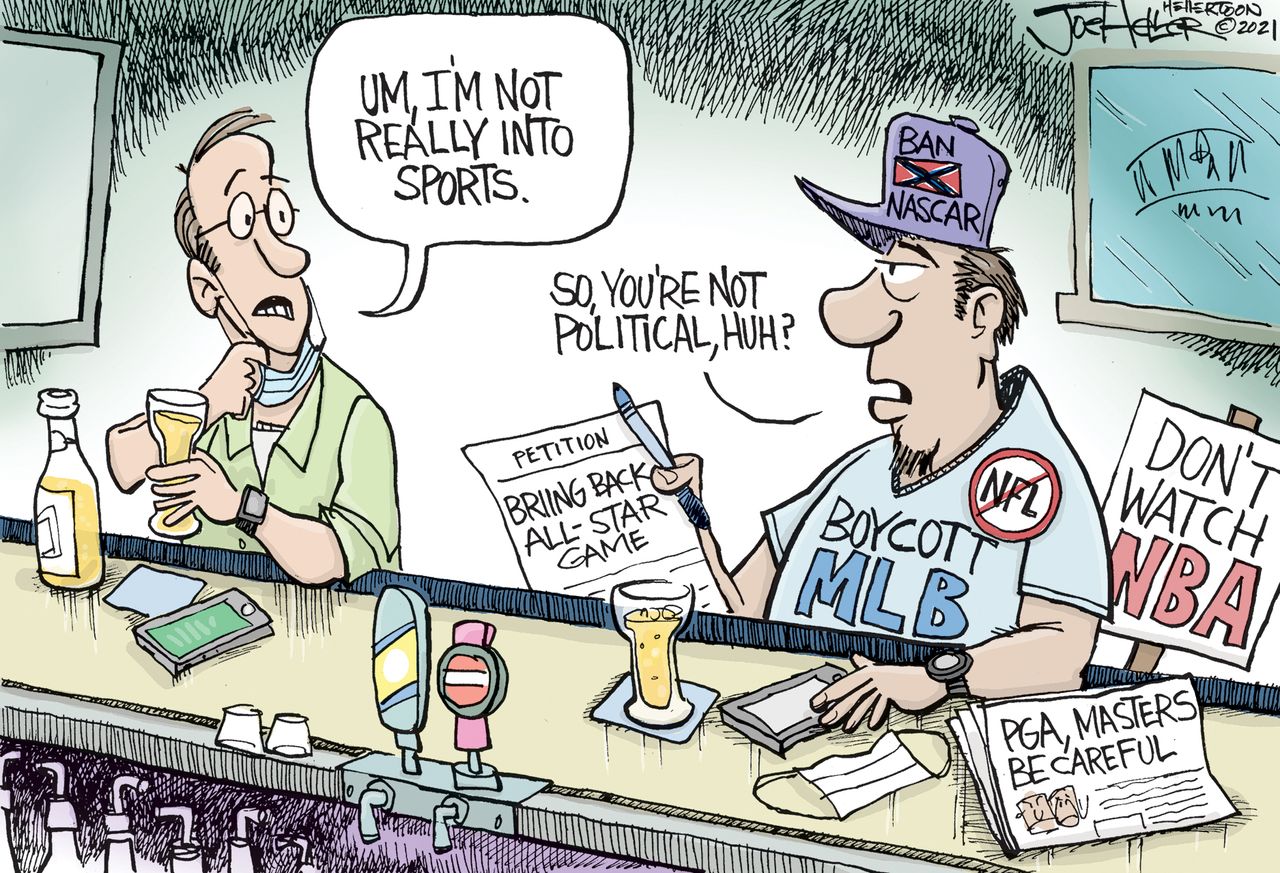 Political Cartoon U.S. mlb georgia law