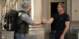 Ryan Hurst as Terry Luca and Kenny Johnson as Dominique Luca in S.W.A.T.