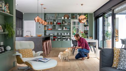  James Lockwood and Matt Tucker have transformed a neglected period house into a striking and colourful modern home