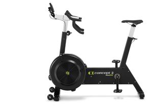 Concept 2 BikeErg is pictured here with the front pointing to the left