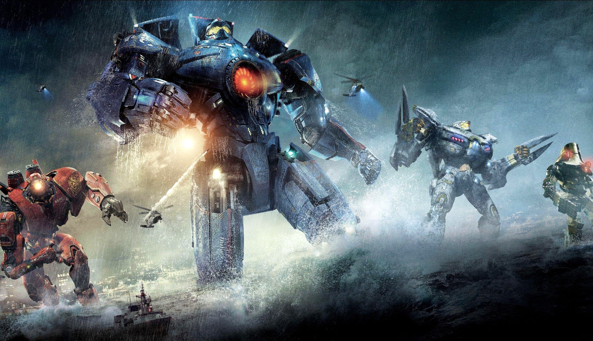 Jaegers seen in Pacific Rim (2013)