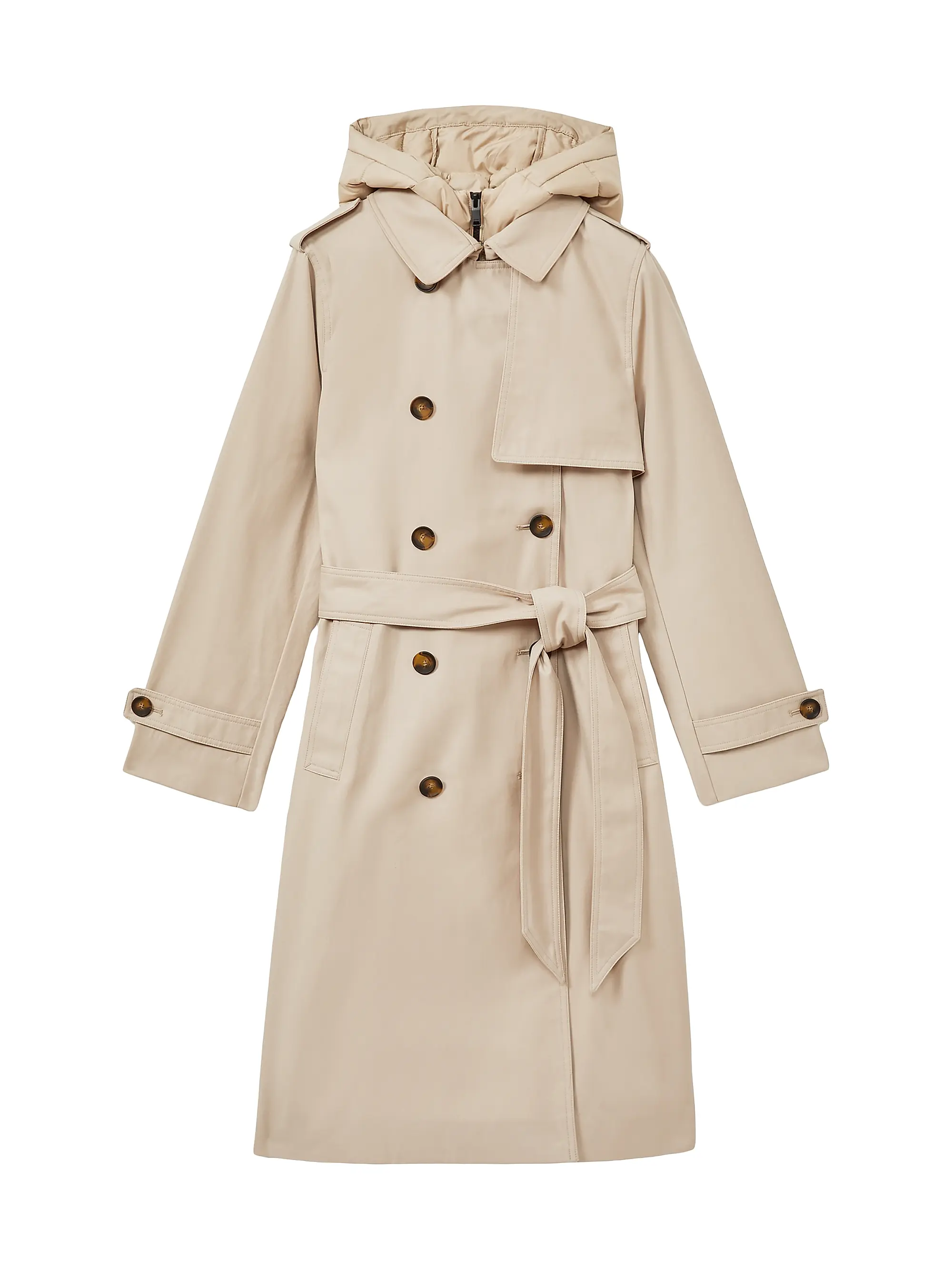 Azura Double-Breasted Trench Coat