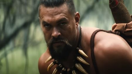 Jason Momoa as Ka'iana in Apple TV Plus series Chief of War
