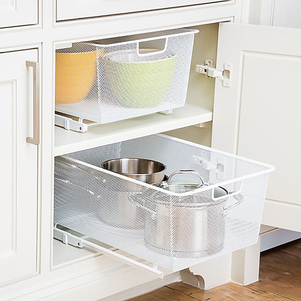 Elfa Cabinet-Sized Mesh Pull-Out Drawers