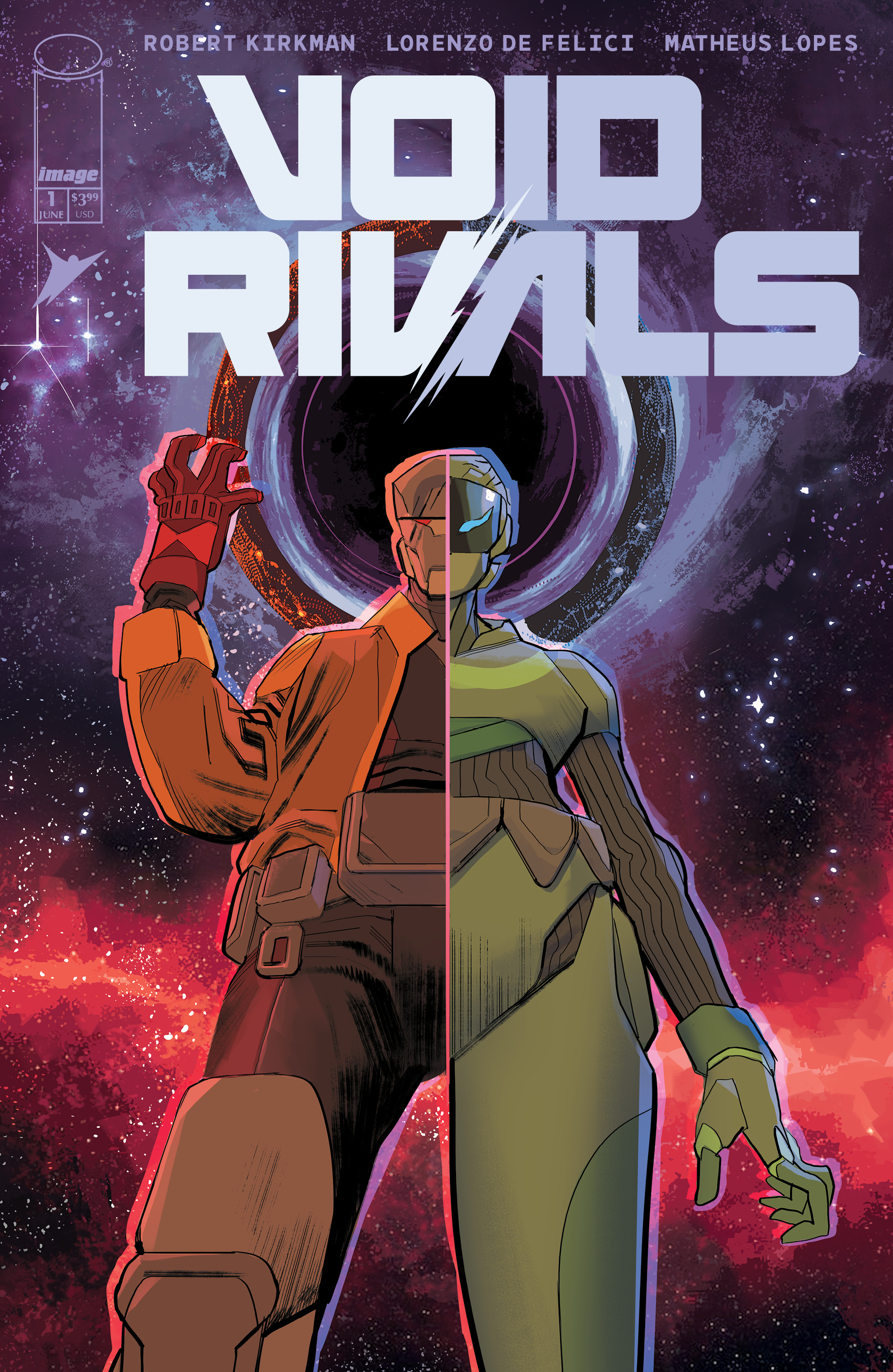 La portada de Void Rivals #1.