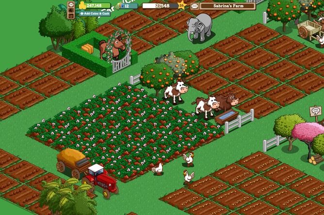 farmville, farming, virtual nature encounters