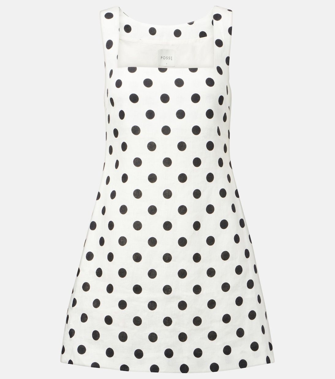 Alice Polka-Dot Linen Minidress