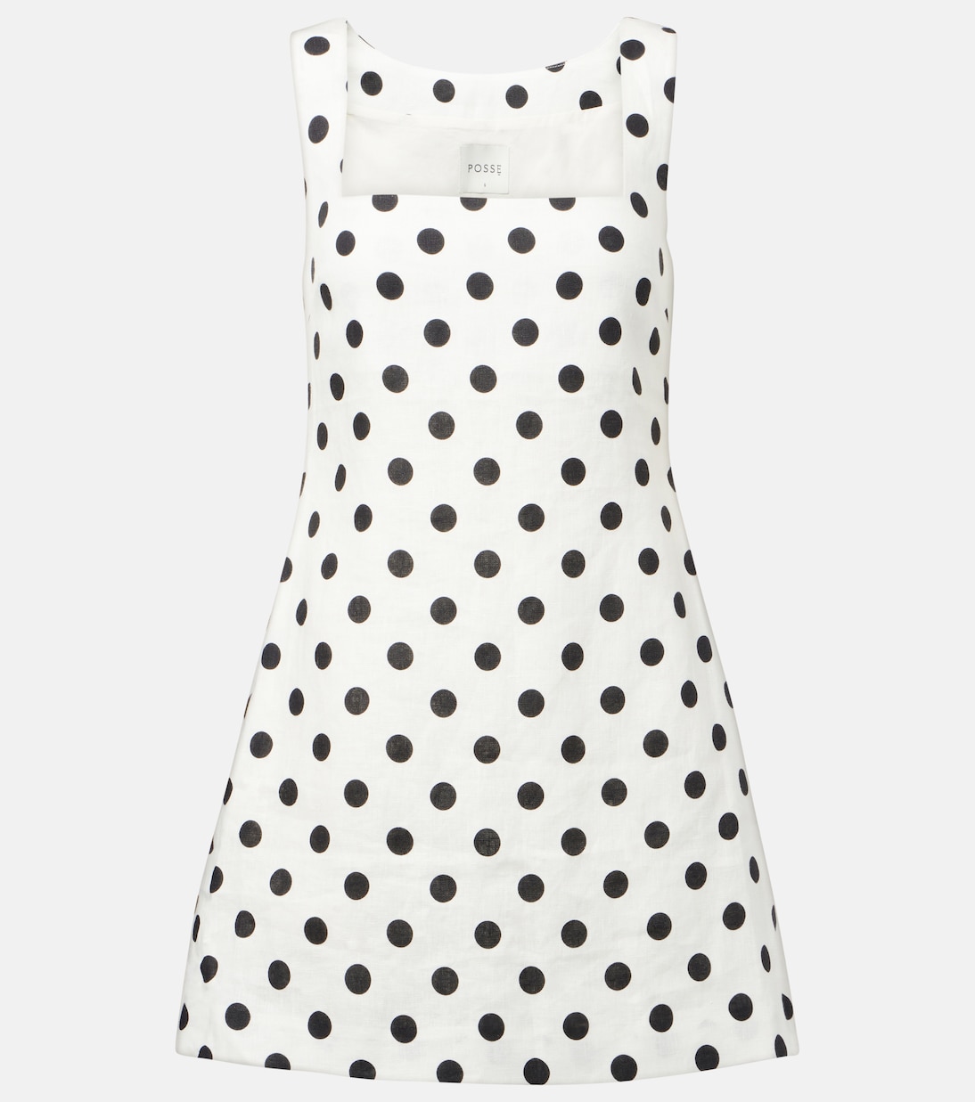 Alice Polka-Dot Linen Minidress