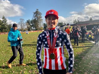 Junior Women - Madigan Munro wins junior women's US cyclo-cross title