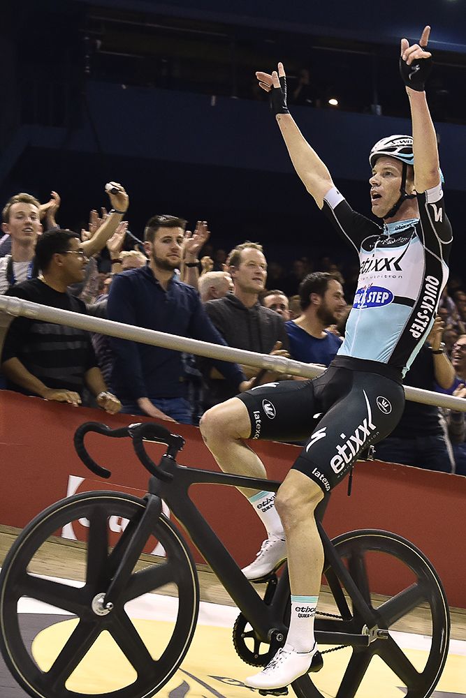 Iljo Keisse celebrates his sixth win in Gent.