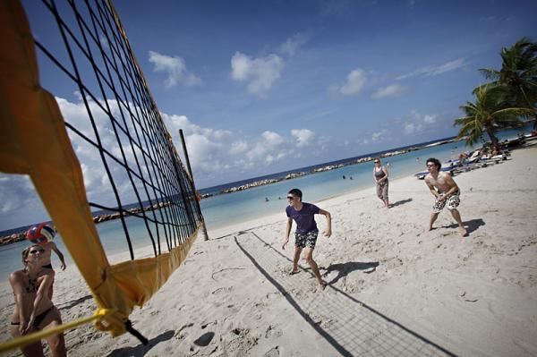 Volleyball on the beach
